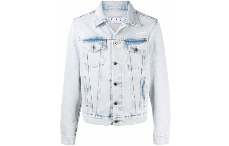 

OFF-WHITE Мужская джинсовая куртка, цвет Blue