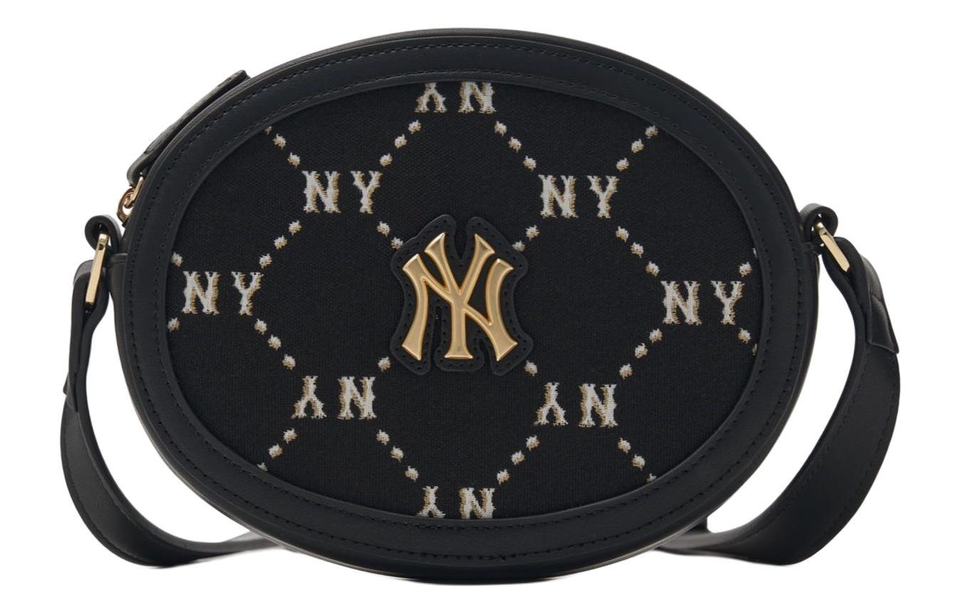 

Полиэстеровая наплечная сумка, Кроссбод мужская черная MLB