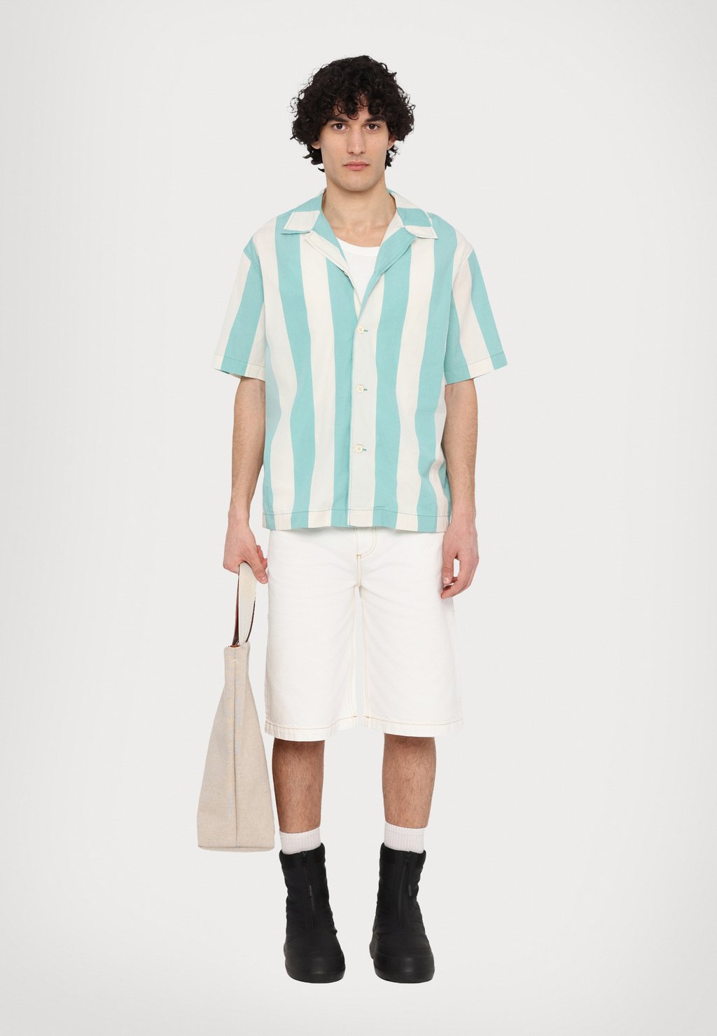 

Рубашка SHORT SLEEVE SHIRT UNISEX - Button-down blouse Sunnei, кремовый