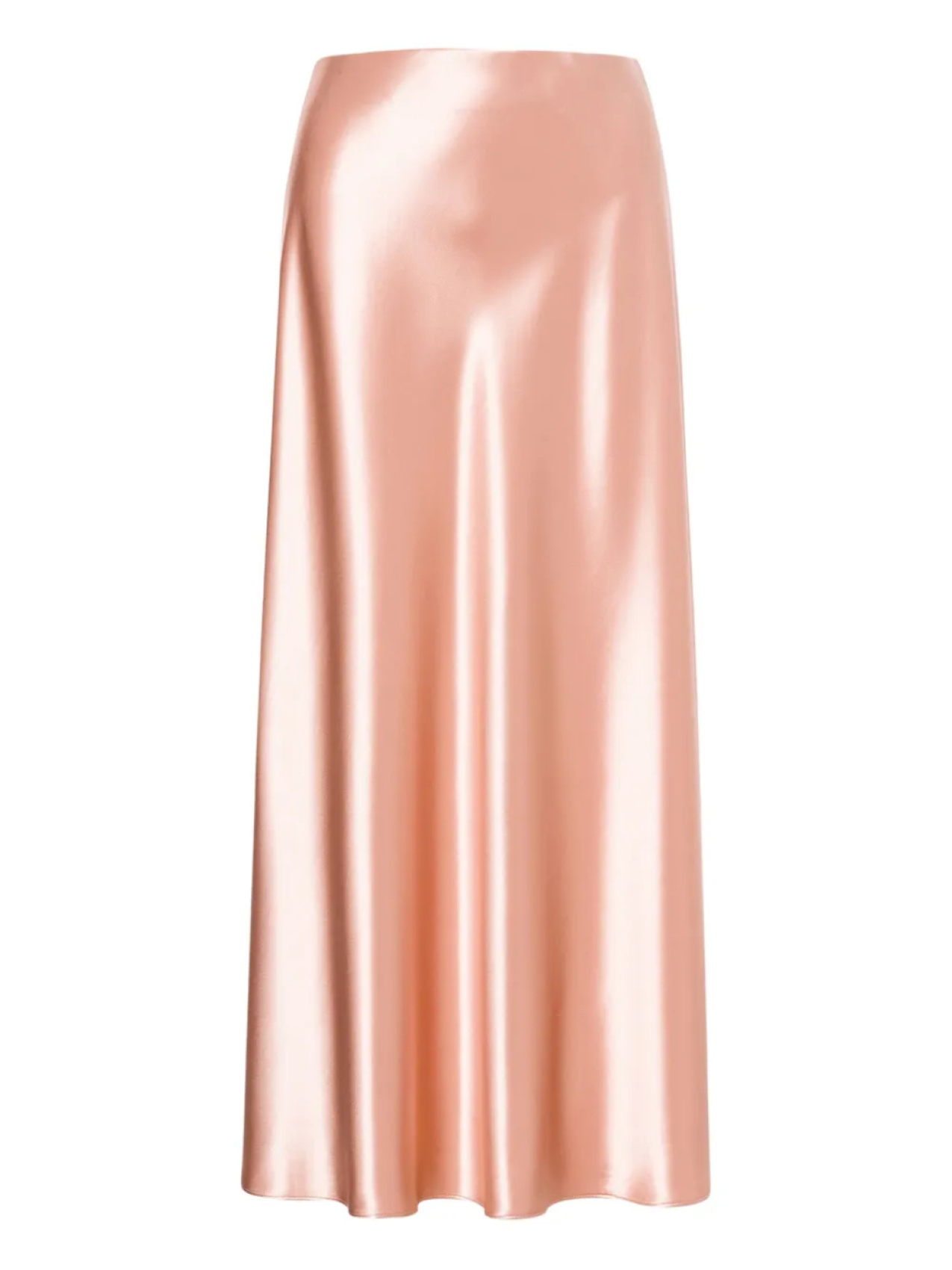 

Alberta Ferretti атласная юбка миди, розовый