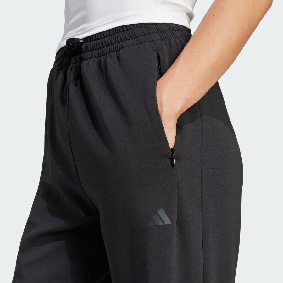 Длинные брюки ADIDAS PERFORMANCE Tapered Workout Pants, черный — фото 3