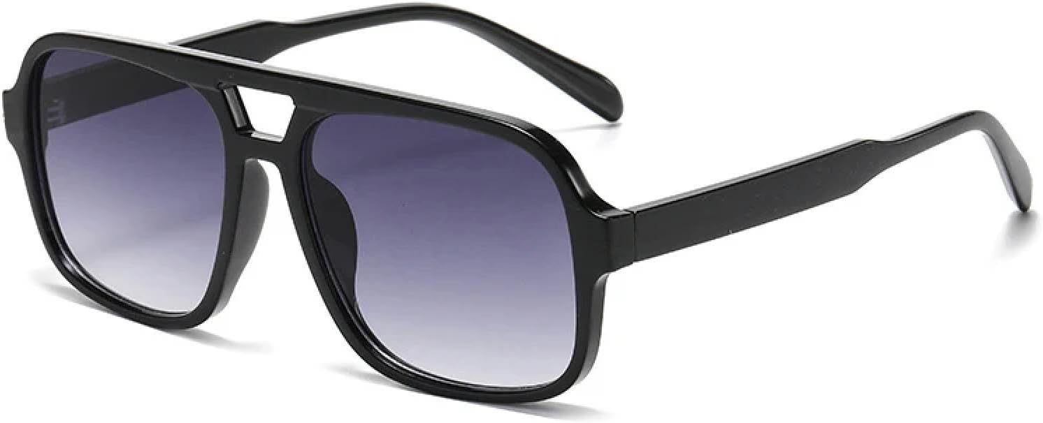 

Ретро женские солнцезащитные очки класса люкс, модные солнцезащитные очки с защитой от УФ-излучения UV400, мужские солнцезащитные очки с градиентным покрытием TOIPASTN, Black Gray Gradient