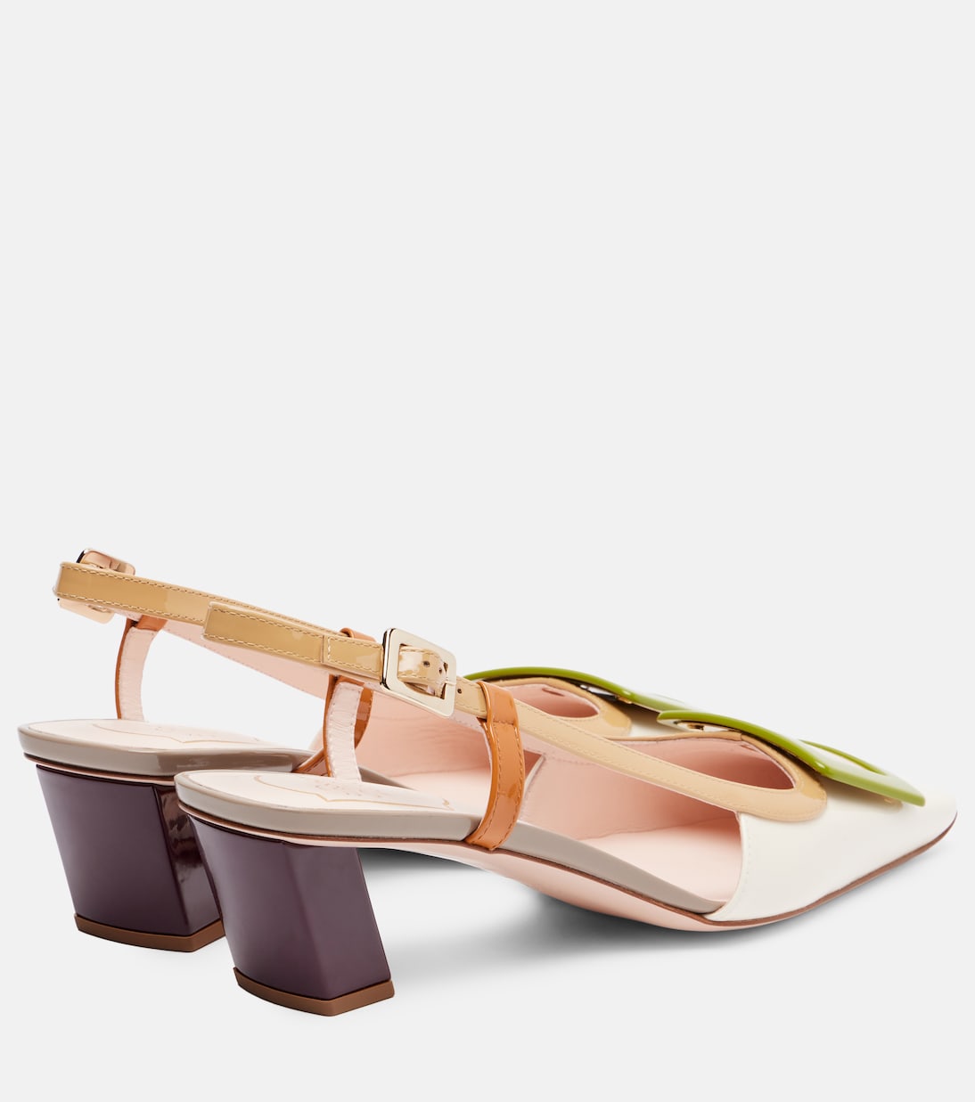 Босоножки Belle Vivier 45 на ремешке из кожи Roger Vivier, C019+C209+G627+C415+R802 — фото 2