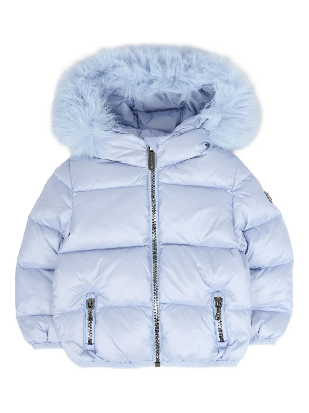 

Стеганая куртка с меховой отделкой Colmar Kids, синий