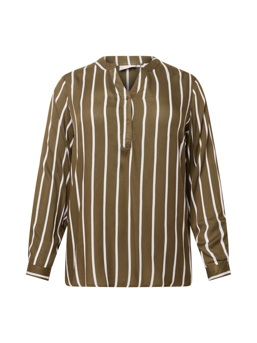 

Блузка KAFFE CURVE Blouse Sida, хаки