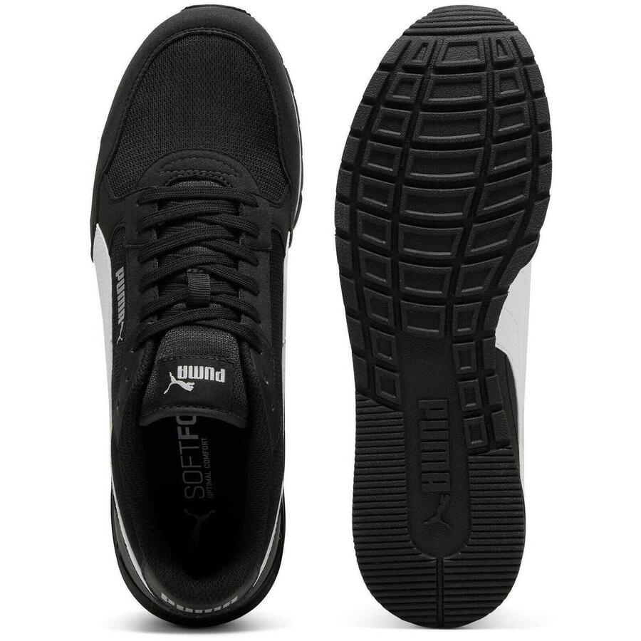Кроссовки Puma St Runner V4 Mesh, чёрные, унисекс — фото 2