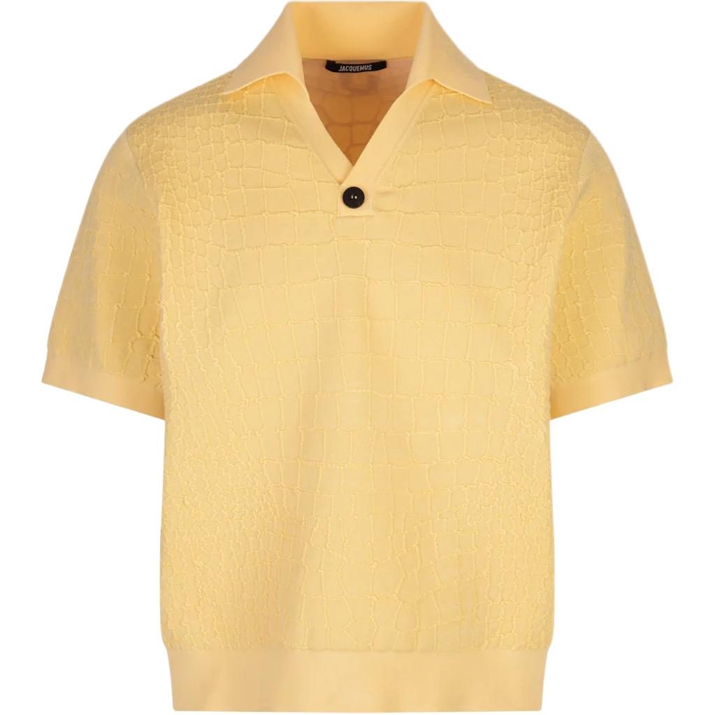

Jacquemus Мужская поло желтого цвета