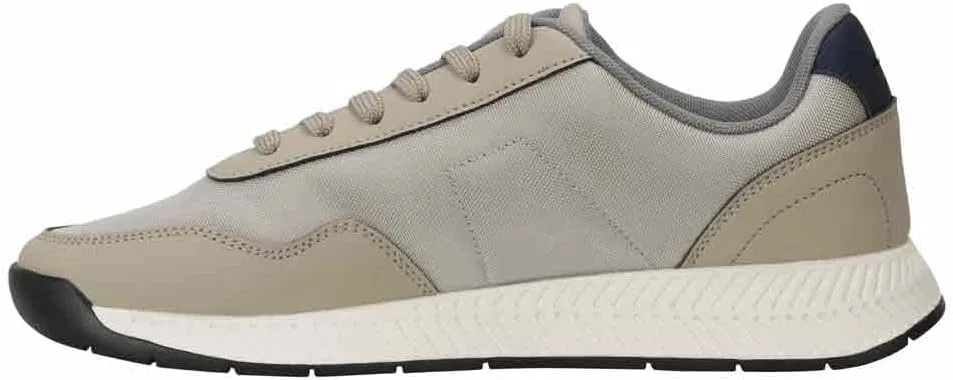 Мужские низкие кроссовки BOSS Titanium Runn с текстурированным верхом. Размер, Medium Beige — фото 2