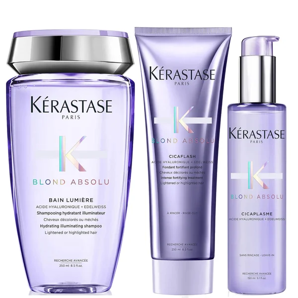 

Шампунь, кондиционер и уходовая программа kérastase blond absolu для осветленных или мелированных волос Kerastase