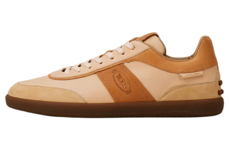 

Низкие спортивные кроссовки мужские бежево-коричневые TOD'S