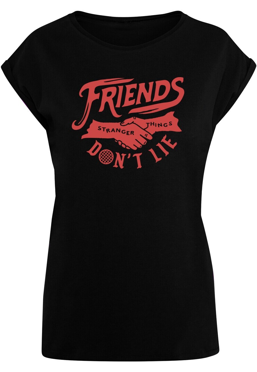 

Футболка ABSOLUTE CULT Shirt Stranger Things - Friends Dont Lie, черный