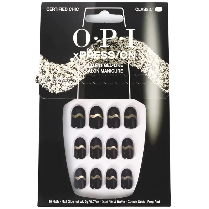 

Накладные ногти xpress/on uñas postizas Opi, цвет certified chic