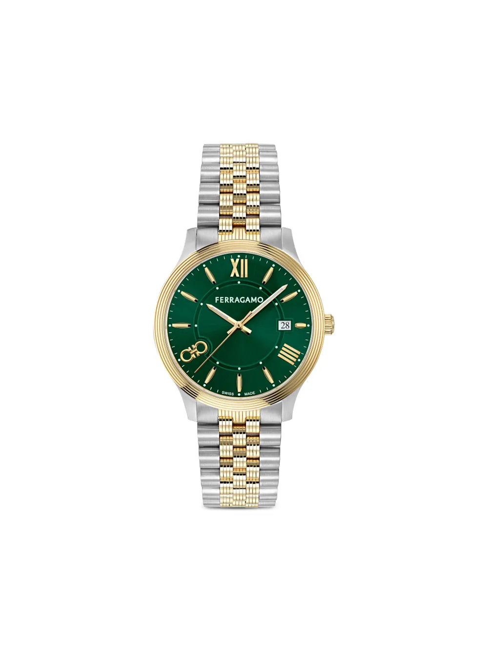 

Наручные часы Pair Duo 40 мм Ferragamo, зеленый