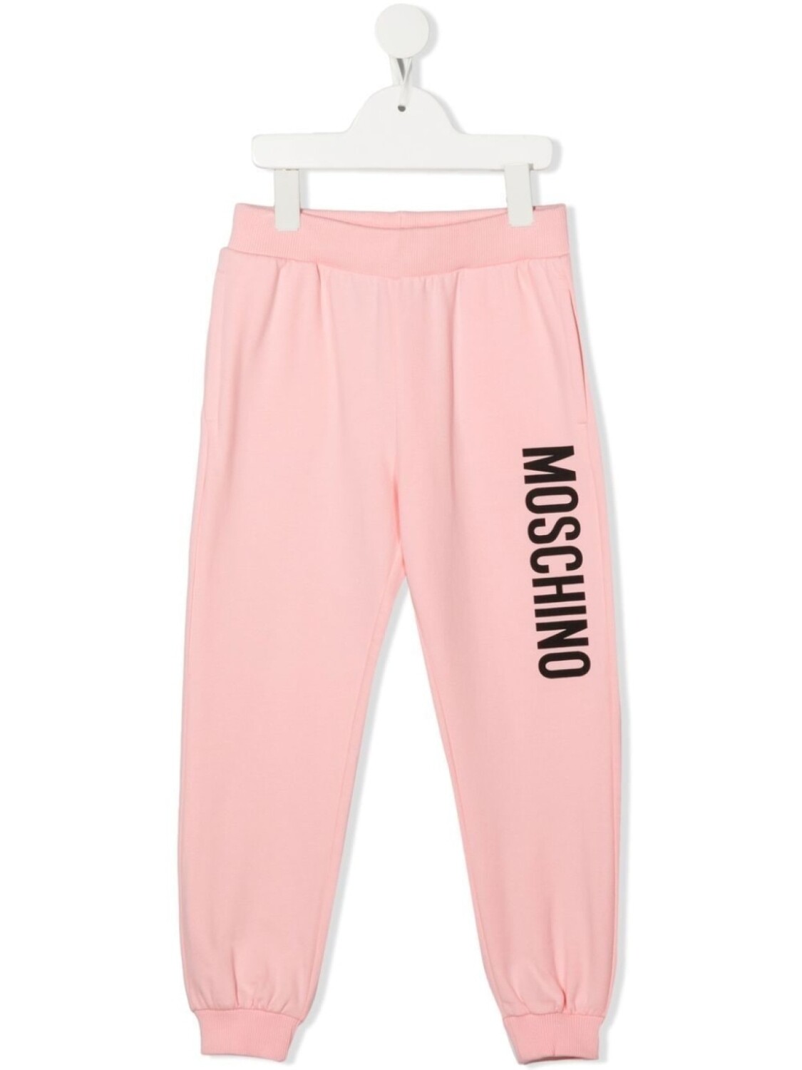 

Moschino Kids спортивные брюки с логотипом, розовый