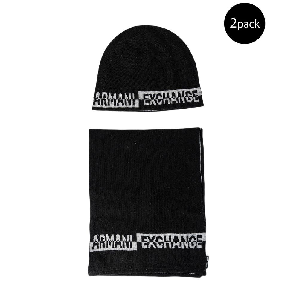 

Черный акриловый шарф Armani Exchange