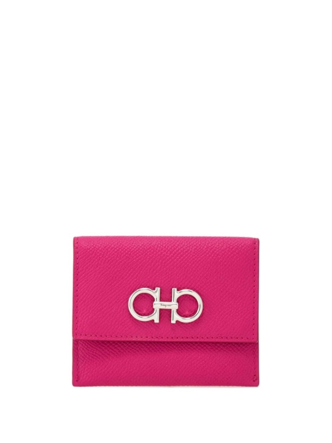 

Ferragamo картхолдер с декором Gancini, розовый