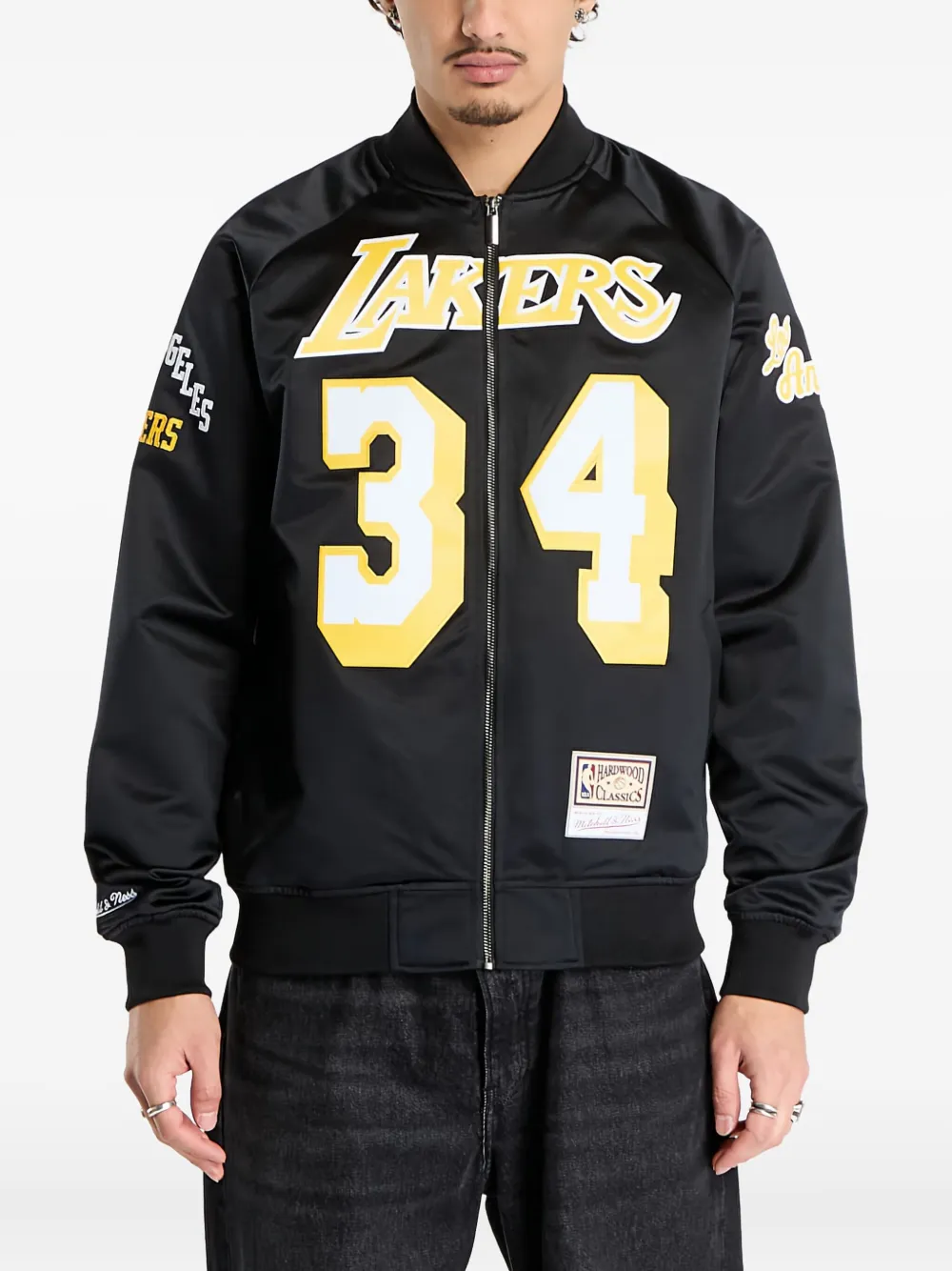 

Бомбер NBA Los Angeles Lakers Shaquille O'Neal Mitchell & Ness, черный