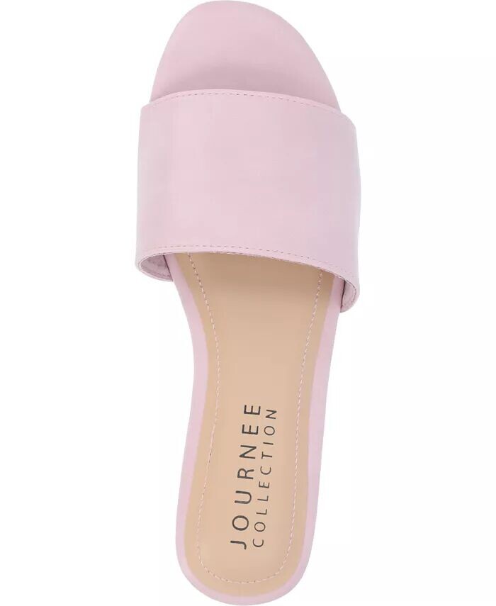 Женские сандалии Kolinna Slip On Flat Journee Collection, фиолетовый — фото 4
