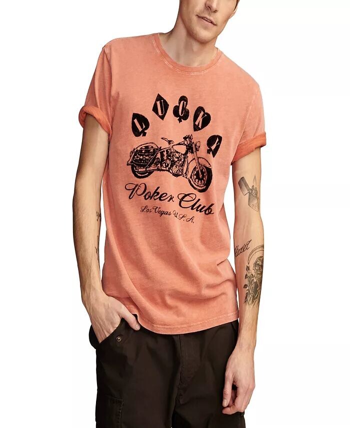

Мужские футболки Lucky Poker Club Lucky Brand, красный