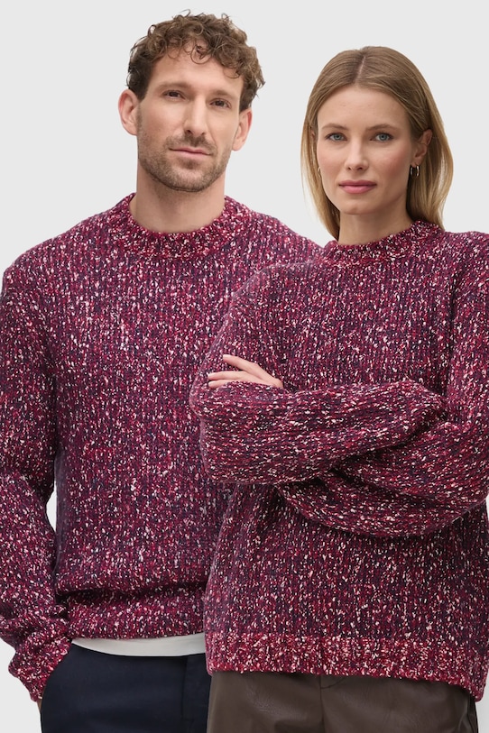 

Свитер с добавлением шерсти United Colors Of Benetton, бордовый