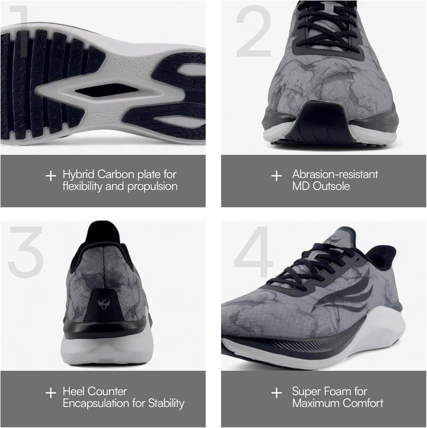 Легкие беговые кроссовки Swift Running Celer для мужчин, комфортные кроссовки для ходьбы, ежедневных пробежек и носки в течение всего дня S Swift Running Fly Free — фото 3