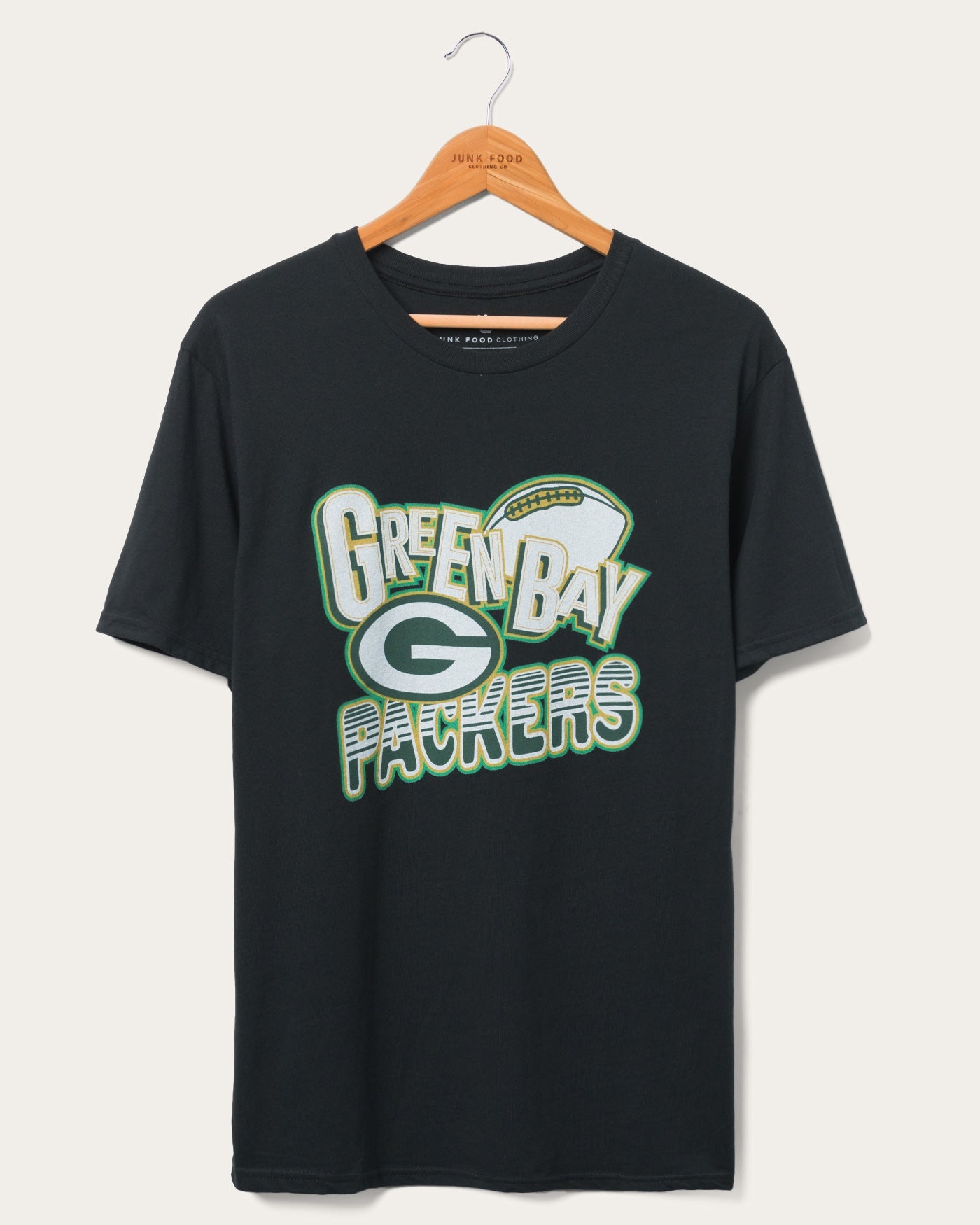 

Футболка Packers NFL Pass Rush Junk Food Clothing, черный