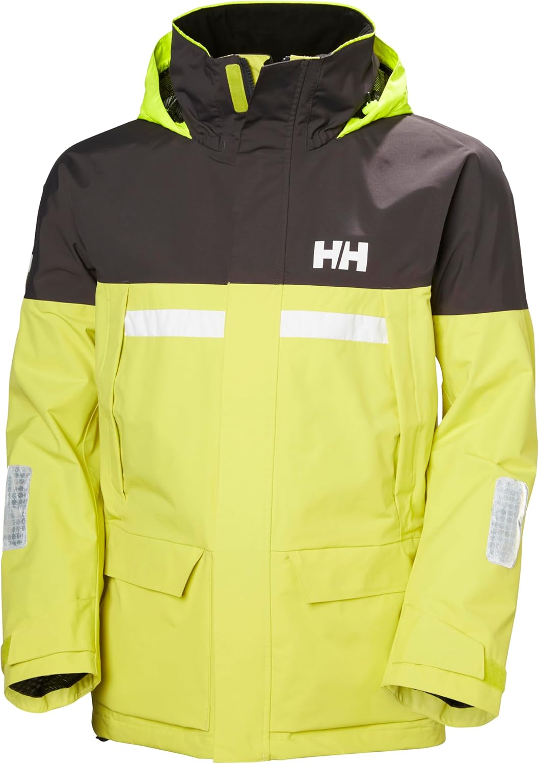 

Куртка Helly-Hansen Men's Pier Jacket 4.0 с регулируемым капюшоном - экипировка для влажной погоды и парусного спорта - легкая уличная куртка Helly Hansen, 410 Cyber Lime