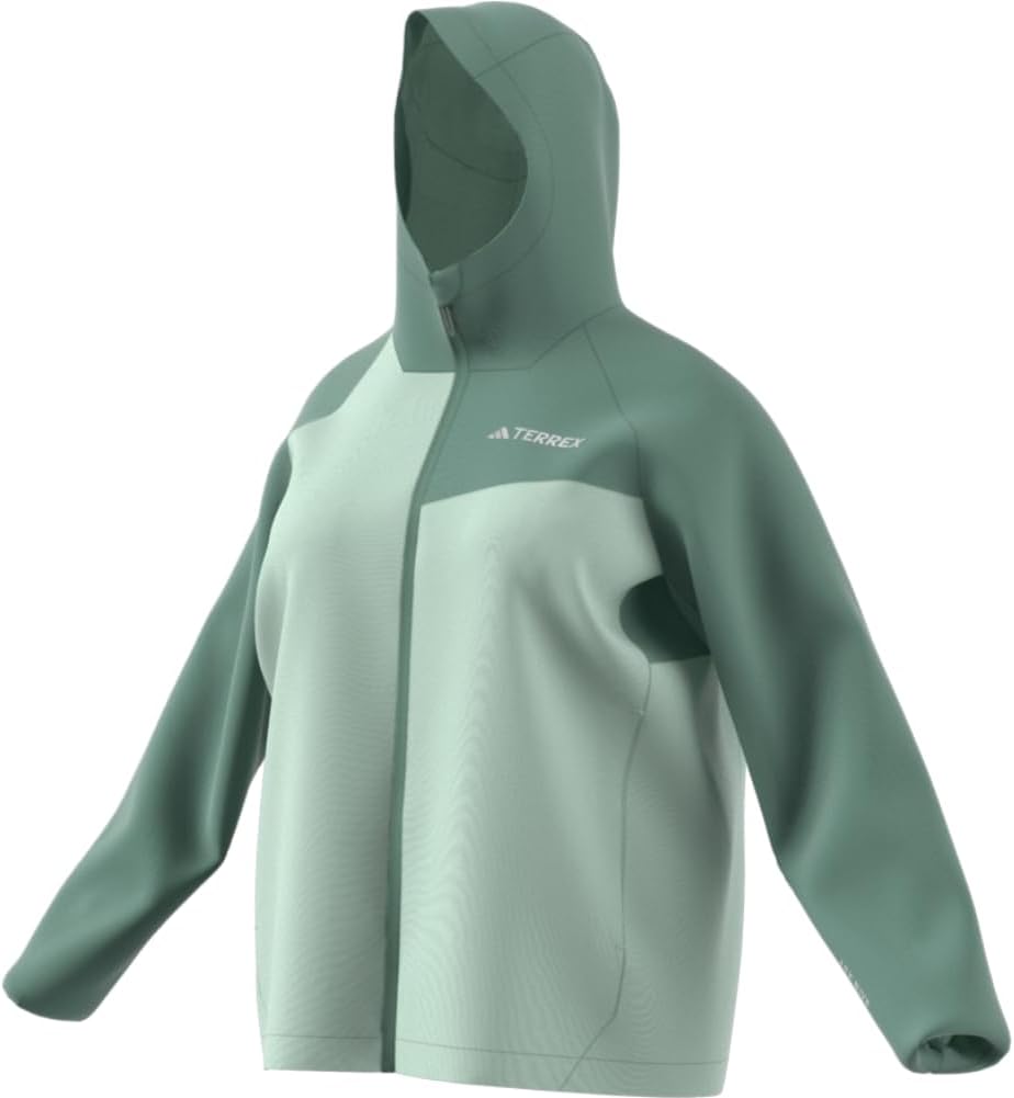

adidas Originals Женская треккинговая куртка adidas Terrex Multi 2L RAIN.RDY, Linen Green/Silver Green