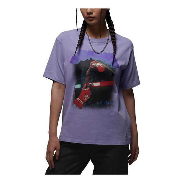 

Футболка itage графическая футболка Air Jordan, фиолетовый