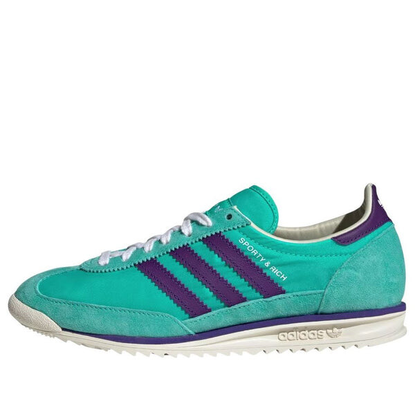 Кроссовки x sporty & rich sl 72 og 'teal power purple' Adidas, зеленый