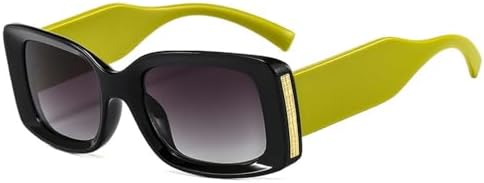 

Винтажные солнцезащитные очки 2027 года для женщин, прямоугольные солнцезащитные очки, женские очки в стиле стимпанк, мужские солнцезащитные очки MTZJH, C6blackgreen-gray