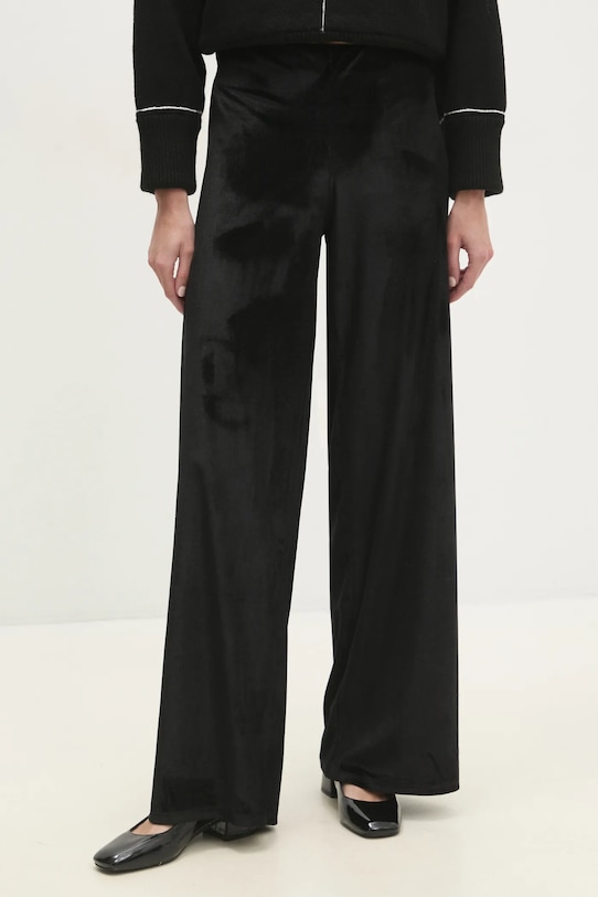 

Велюровые брюки Answear.Lab, черный