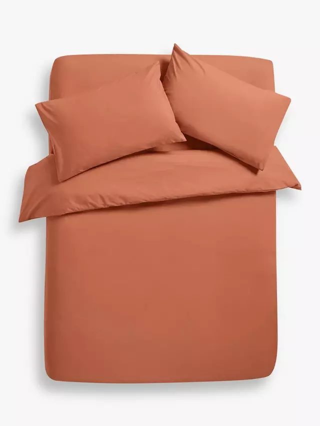 

Постельное белье John Lewis Crisp & Fresh 200 Thread Count Egyptian Cotton, цвет baked/clay