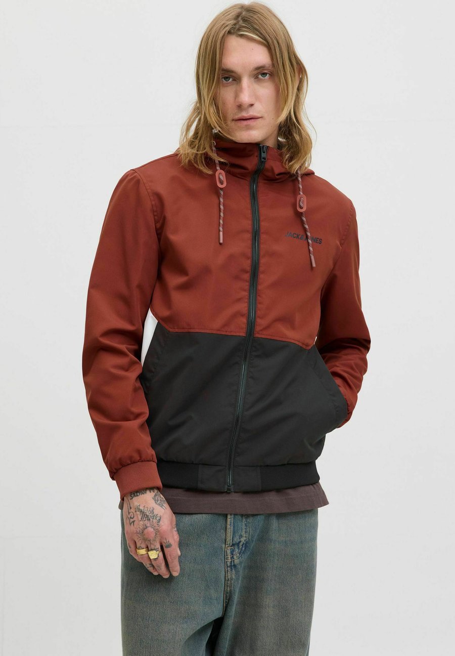 

Куртка Jack & Jones JJERUSH HOOD, Burnt Henna/Brown