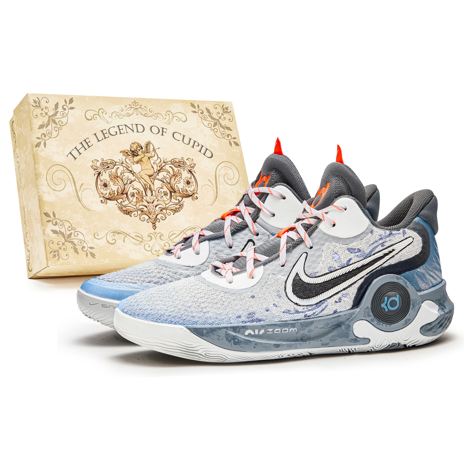 

Баскетбольные кроссовки KD Trey 5 IX Basketball Shoes Unisex Mid-Top Blue/White Nike