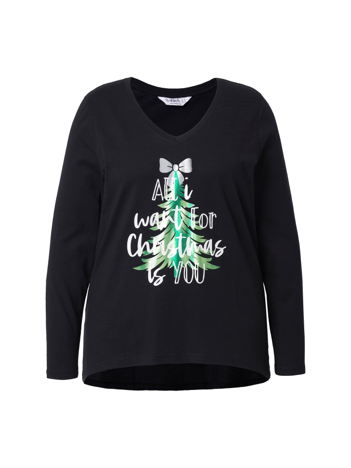 

Angel of Style Длинная футболка черного цвета, Черный, Angel of Style Длинная футболка черного цвета