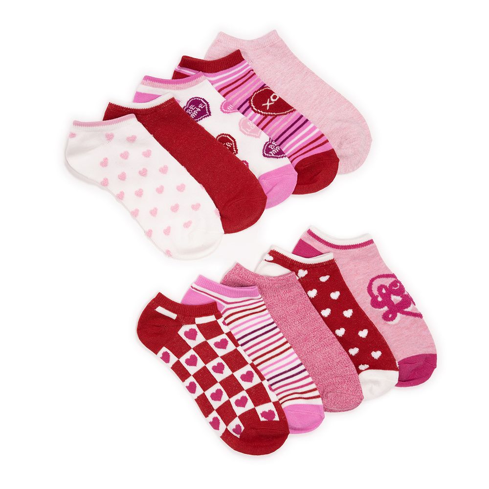 

Женские носки ко Дню святого Валентина MUK LUKS, 10 шт., цвет Valentine Assorted