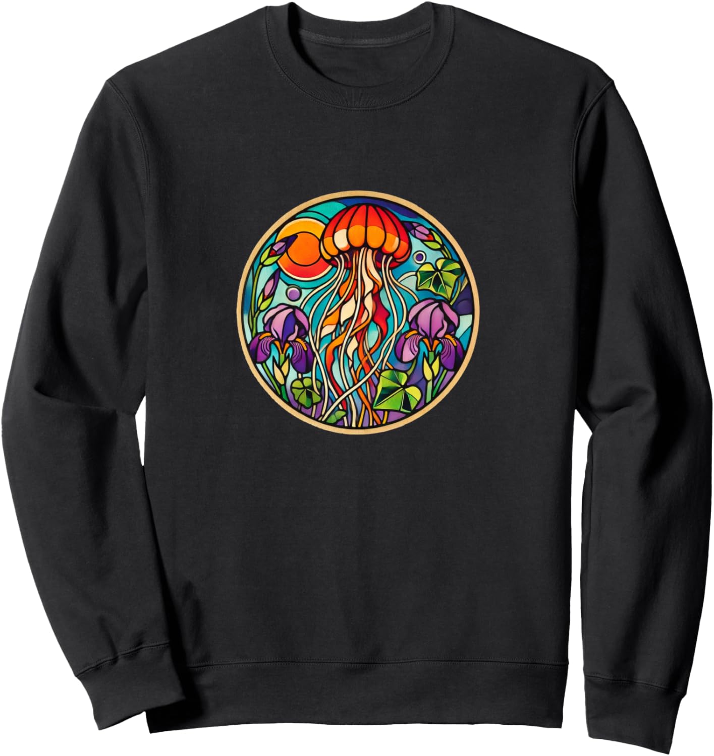 

Толстовка с изображением медузы и рисунками медузы от Iris Jellyfish Lovers Snugg, черный