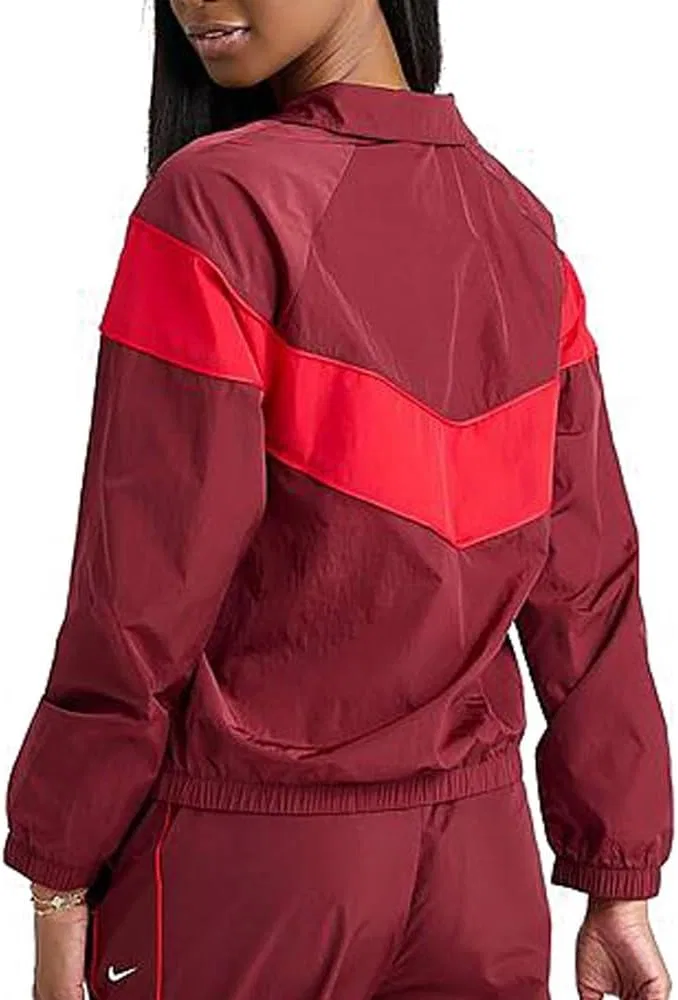 Куртка спортивная Nike Windrunner, Burgundy/University Red — фото 2