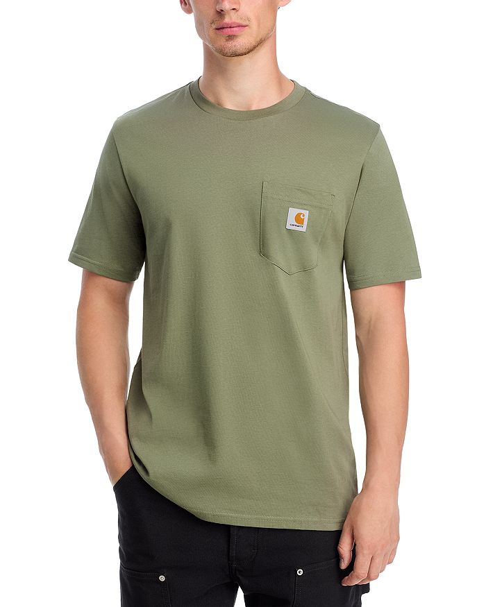 

Футболка Carhartt с логотипом и карманом Carhartt WIP, зеленый