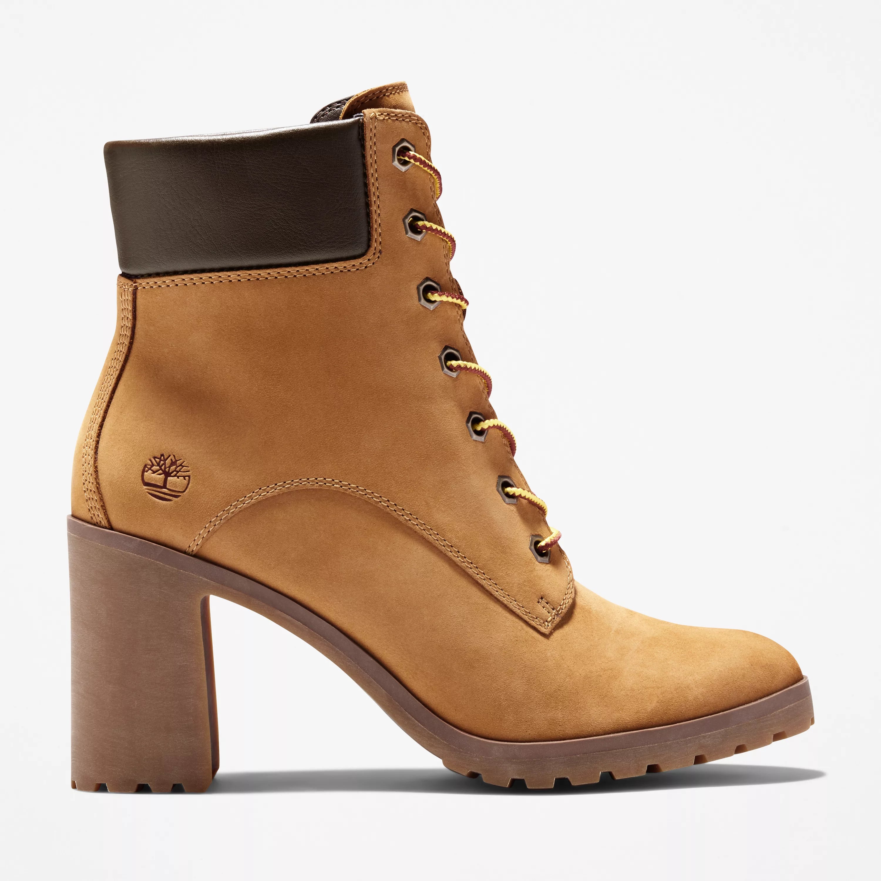 Ботинки женские Timberland 6 Inch Allington на шнуровке, коричневый
