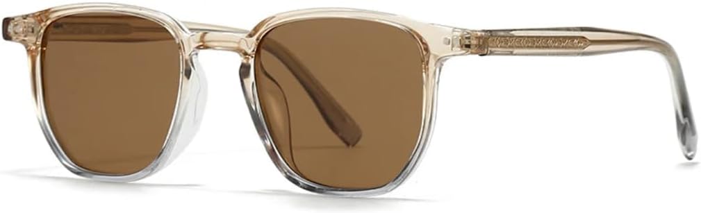 

Мужские солнцезащитные очки, модные солнцезащитные очки UV400 в стиле ретро с заклепками. Женские роскошные солнцезащитные очки зеленого цвета UUPTTPL, Champagne Grey Tea