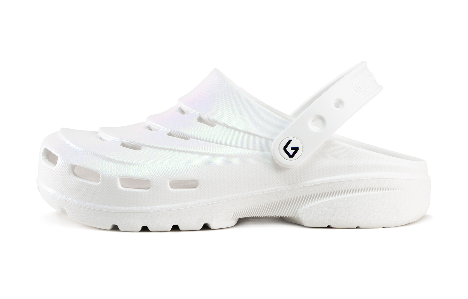 

GOTO Классические клоги унисекс Аврора Уайт — Северное сияние Уайт, цвет Northern Lights White