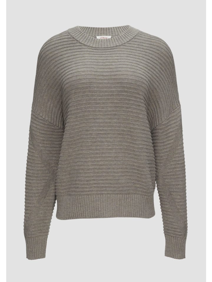 

Вязаный свитер цвета 83W1_светло-коричневый s.Oliver