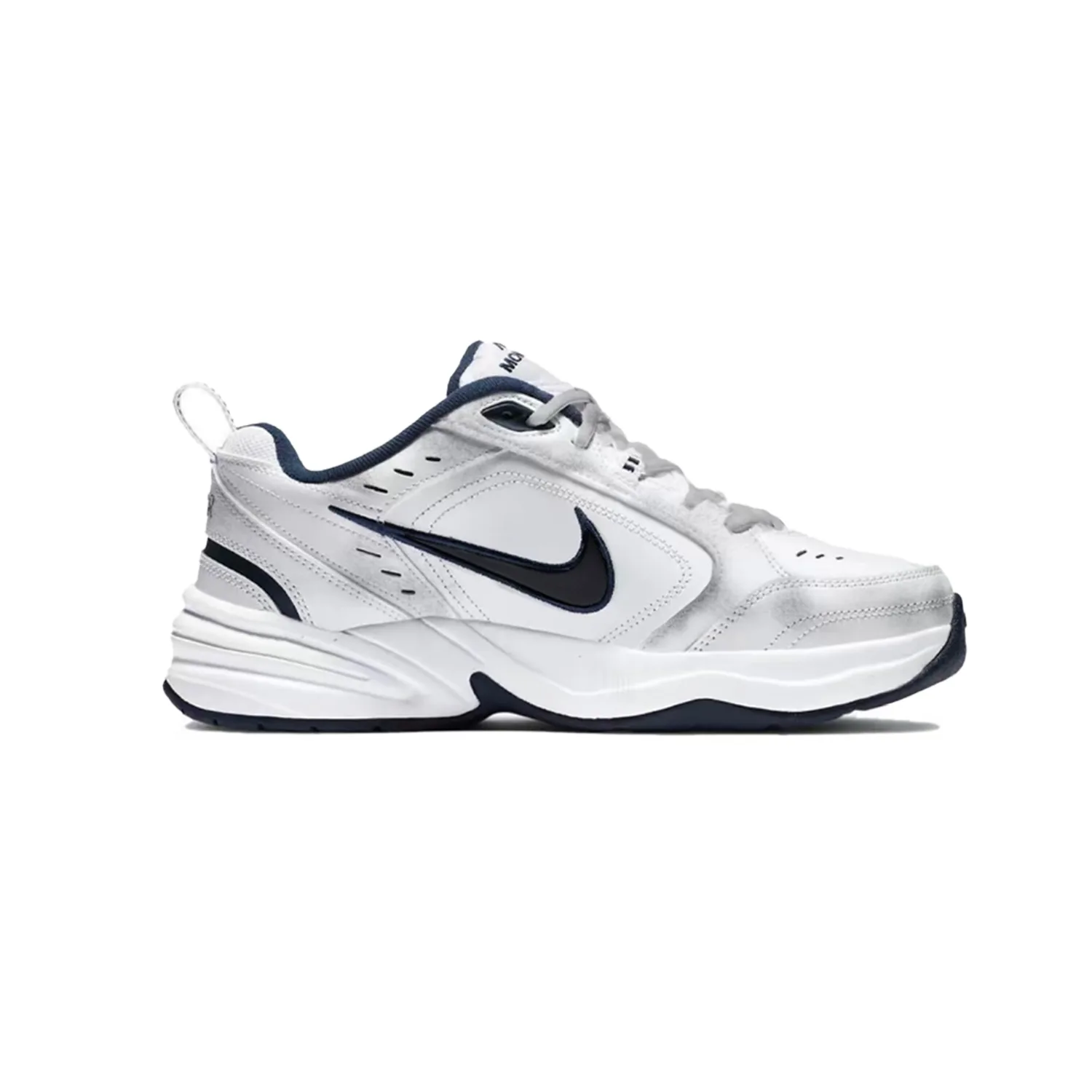 Nike Air Monarch 4 Restructuring The Old Order Abrasion Resistant Height Increasing Low top Chunky Sneakers Unisex Gray — фото 3