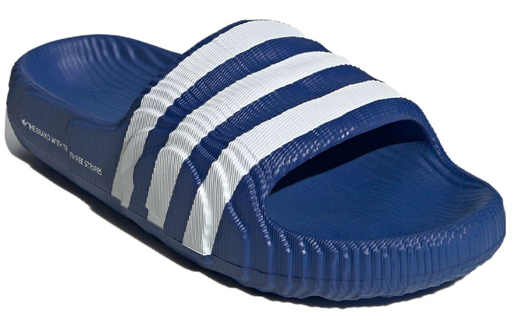 Adidas Adilette 22 Royal Blue Cloud White Adidas Originals, Синий Белый — фото 3