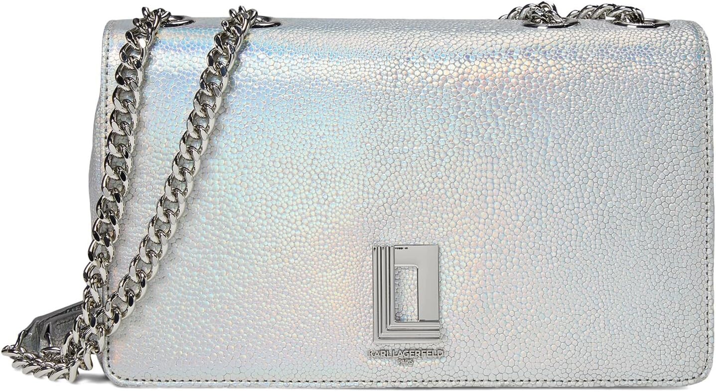 

Сумка Lafayette Medium Shoulder Karl Lagerfeld Paris, цвет Silver