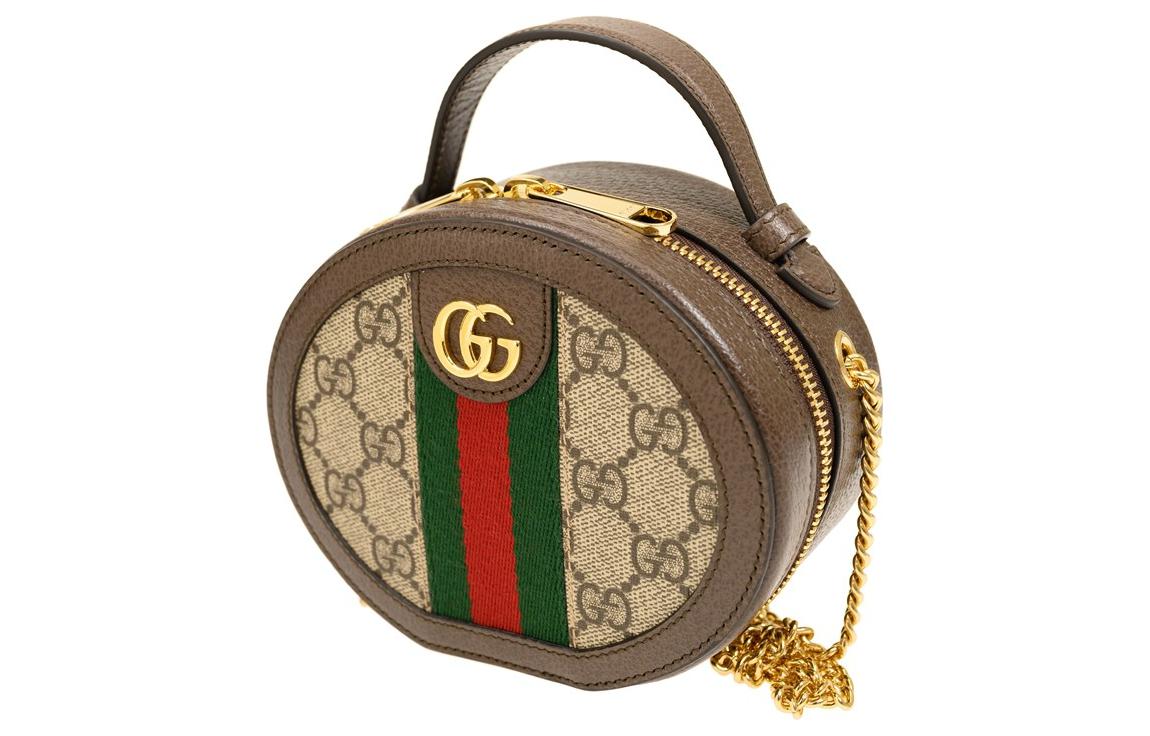 Мини-сумка GUCCI Ophidia через плечо из кожи — фото 2