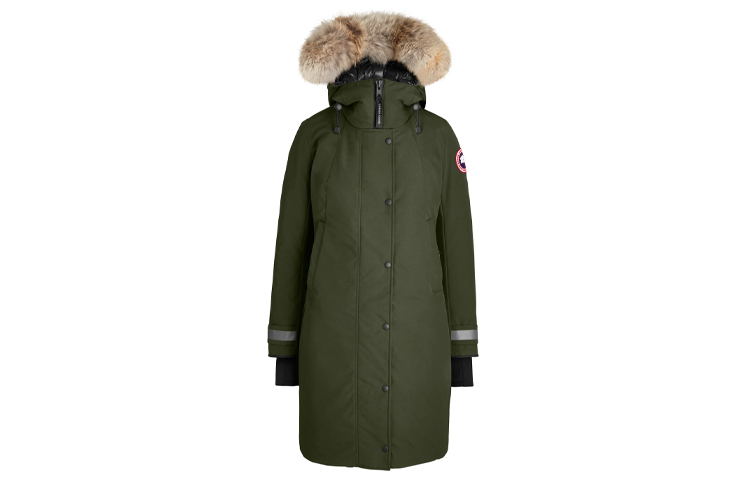 

Canada Goose Женский пуховик армейского зеленого цвета