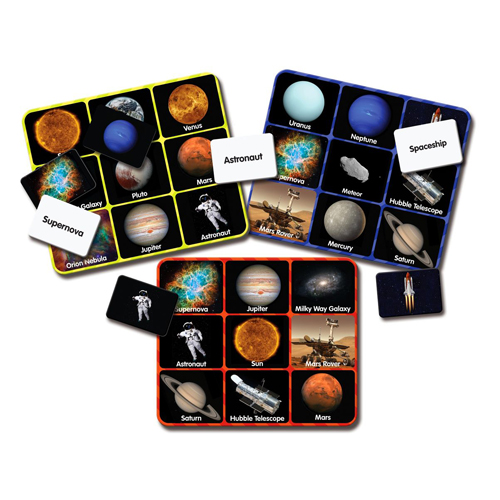 

Пазлы Match It! Space Bingo